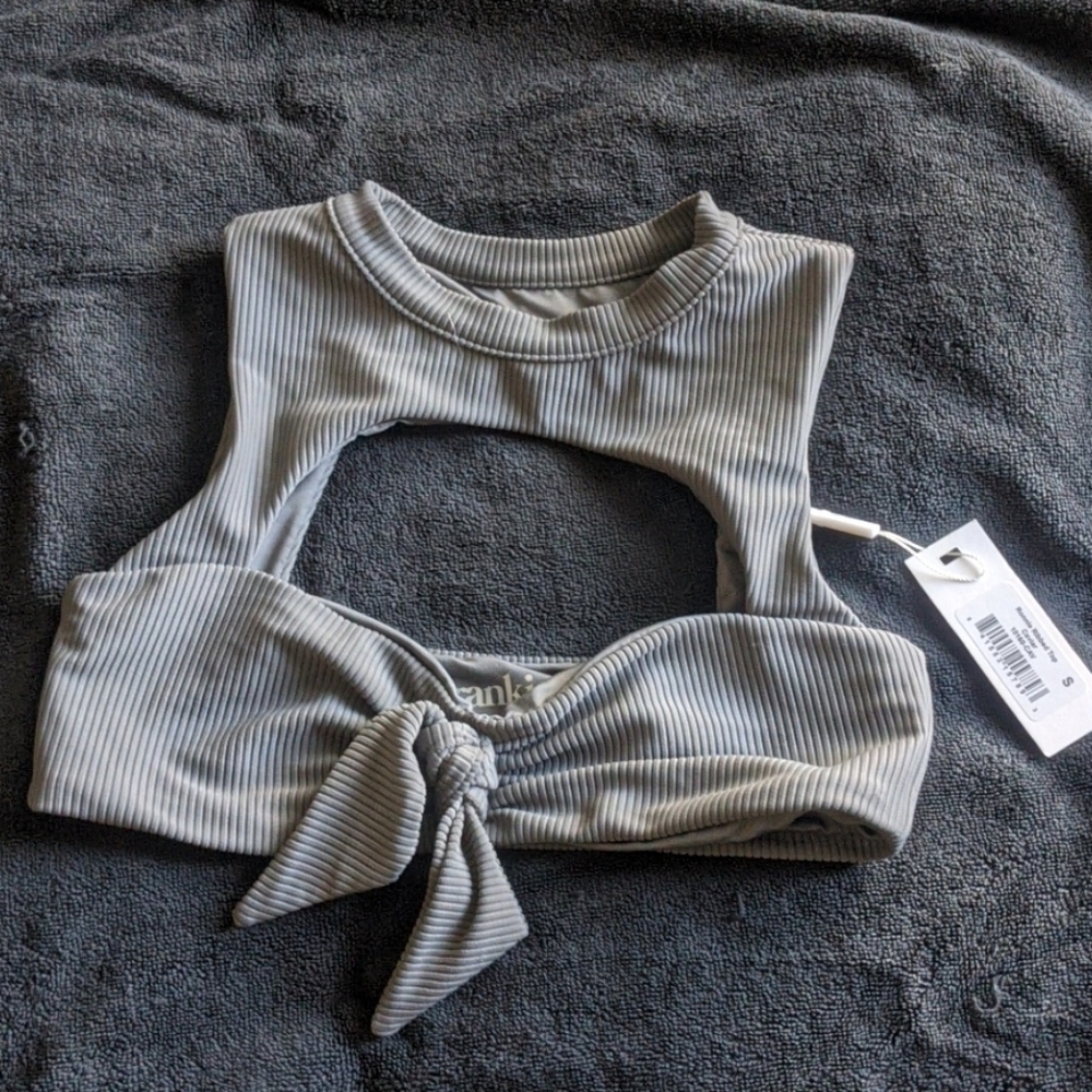 Frankie's bikinis Ronnie ribbed top